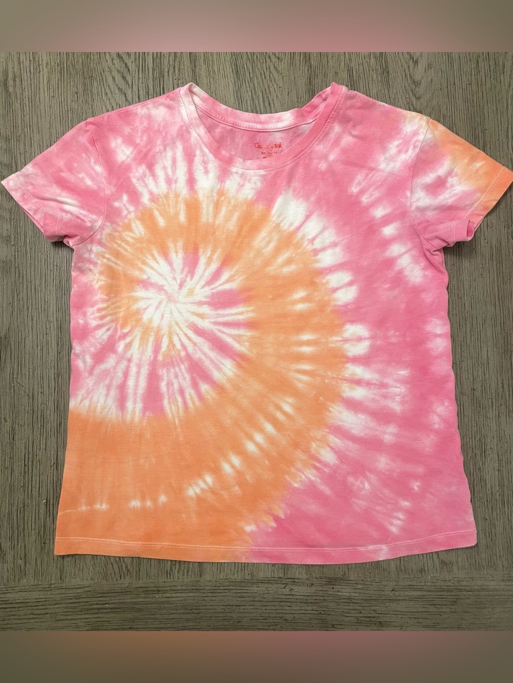 Cat & Jack girl’s tie dye tshirt, XXL (16/18).